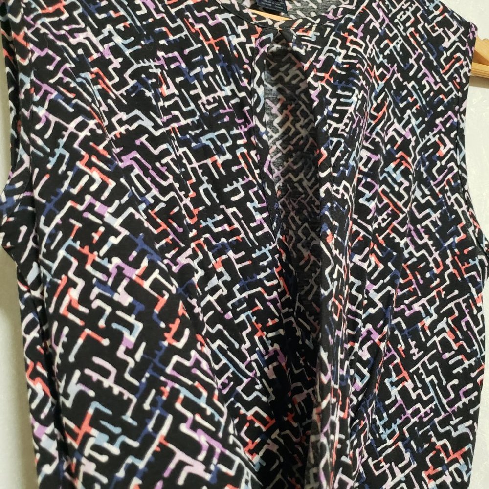 French Connection Multicolor Patterned Keyhole Fa… - image 8